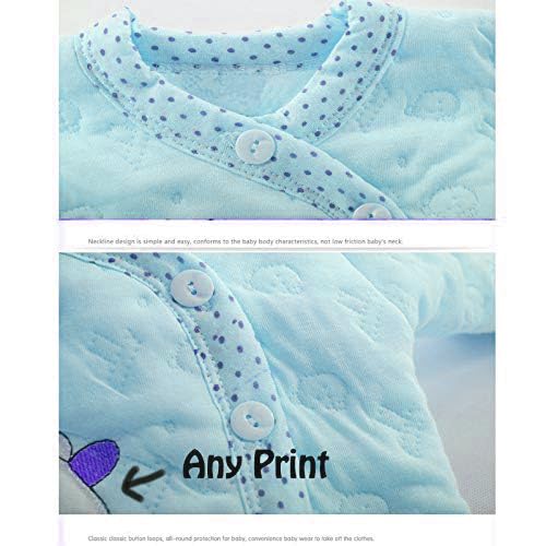 Fancy Walas New Born Baby Winter Wear - 2 Pcs 100% Cotton Solid Baby Boys Girls Unisex Suit, First Gift For New Born Clothing Set (0-6 months, Sky) - Image 3