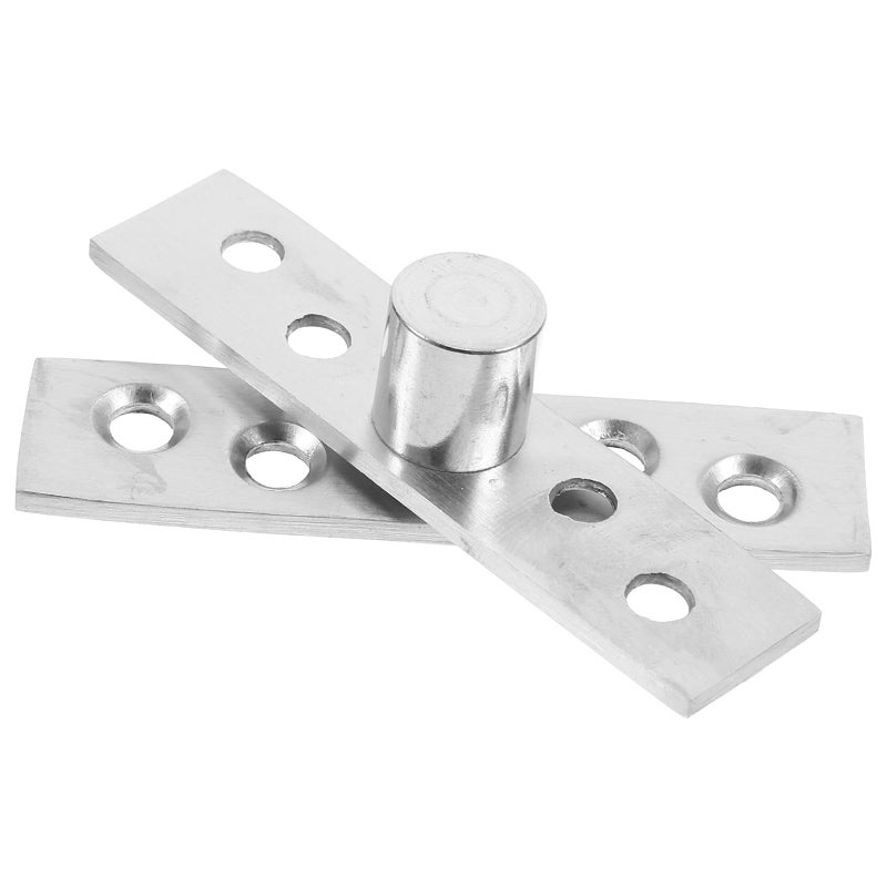2Pcs Heavy Duty 360 Degree Hidden Door Pivot Hinges Stainless Steel Central Shaft - Image 2