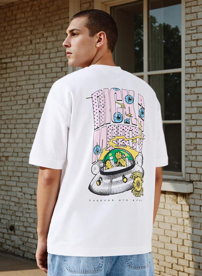 SP Characters Rick and Morty Print T-shirt - Image 1