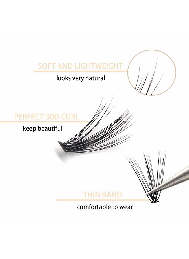HS - 120PCS Individual Lashes Curl, 8-10-12MM Mixed Length Natural Lashes Clusters, Faux Mink Individual Cluster Eyelashes False Eyelashes, Eyelash Extension Individual Eyelashes - Image 1