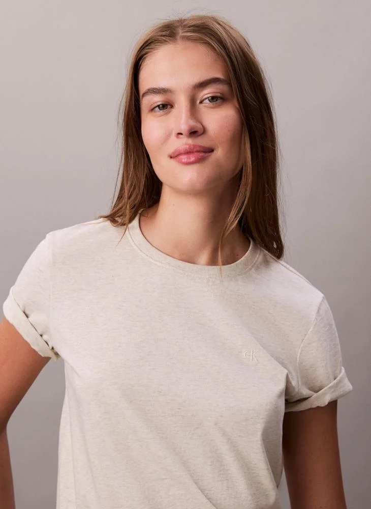 Calvin Klein Jeans  SS MONOGRAM CREW TEE for Women | Best Price UAE