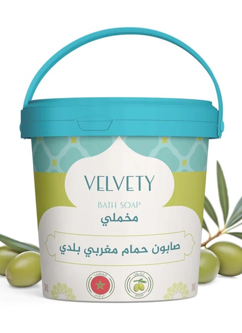 Velvety - Moroccan Bath Soap with Natural Olive Oil 0.5 kg
