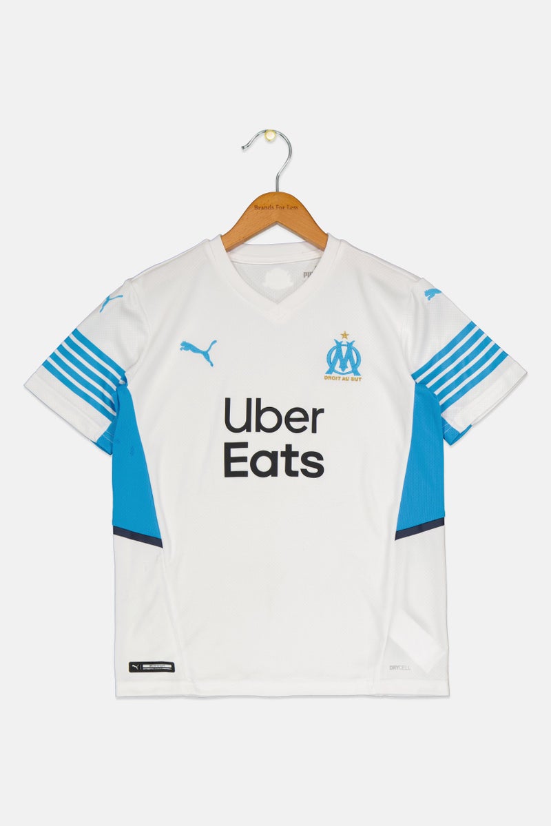 PUMA زي رياضي للأطفال الأولاد قميص أولمبيك مارسيليا، أبيض - Image 1