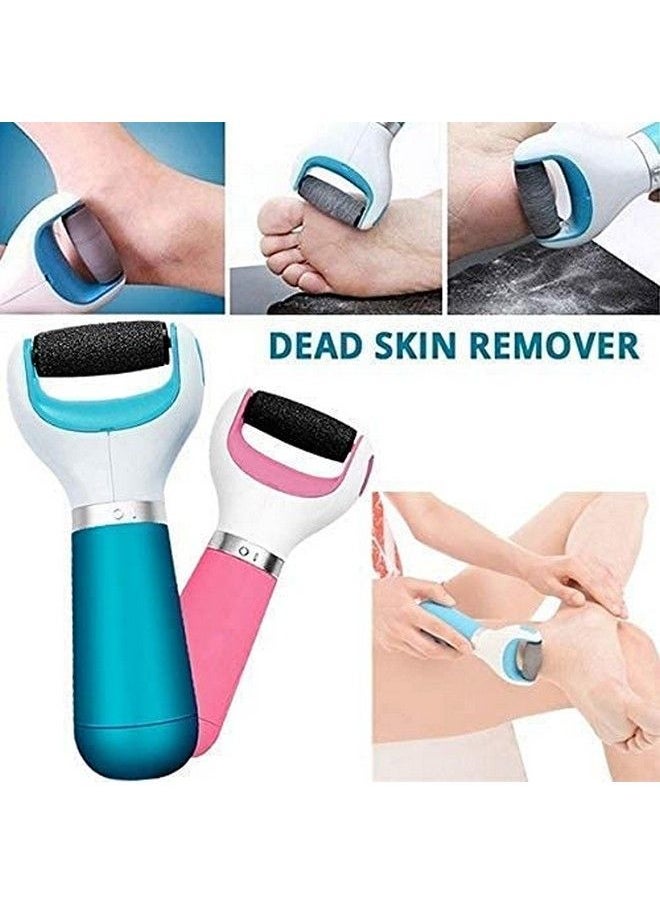 2V BROTHERS - Foot Scrubber For Dead Skin Tools For Feet Foot Scrubber For Women And Girls Callus Remover For Feet Electronic Smooth And Soft Feet Scrubber Cracked Heels Removermulticolour - Image 1