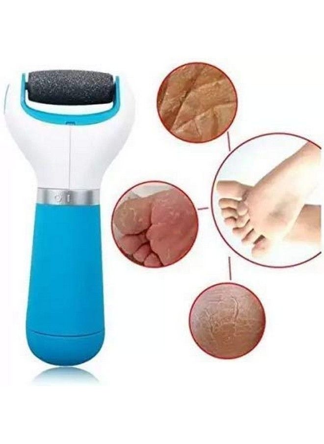2V BROTHERS - Foot Scrubber For Dead Skin Tools For Feet Foot Scrubber For Women And Girls Callus Remover For Feet Electronic Smooth And Soft Feet Scrubber Cracked Heels Removermulticolour - Image 1