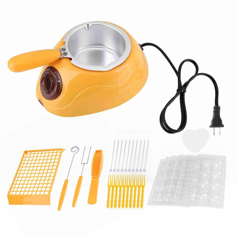 Electric Chocolate Melting Pot Adjustable Temperature Mini Fondue Warmer For Treats - Image 2
