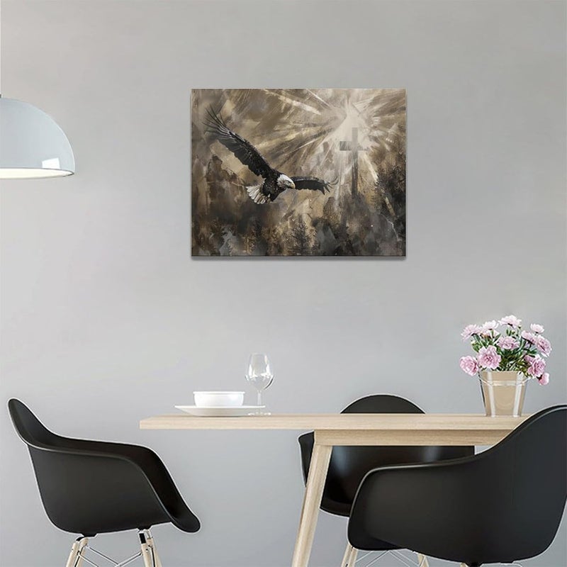 Fuzawet Bald Eagle Canvas Wall Art - Image 3