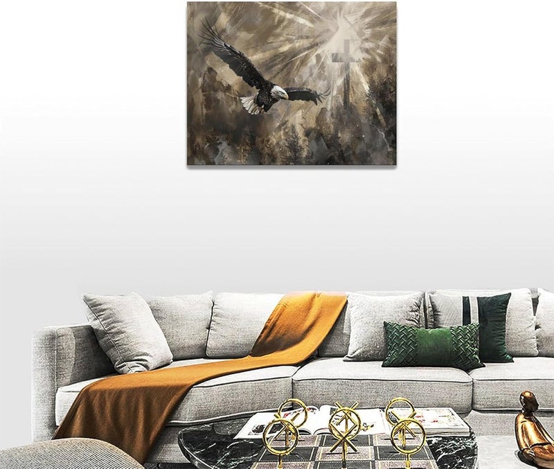 Fuzawet Bald Eagle Canvas Wall Art - Image 4