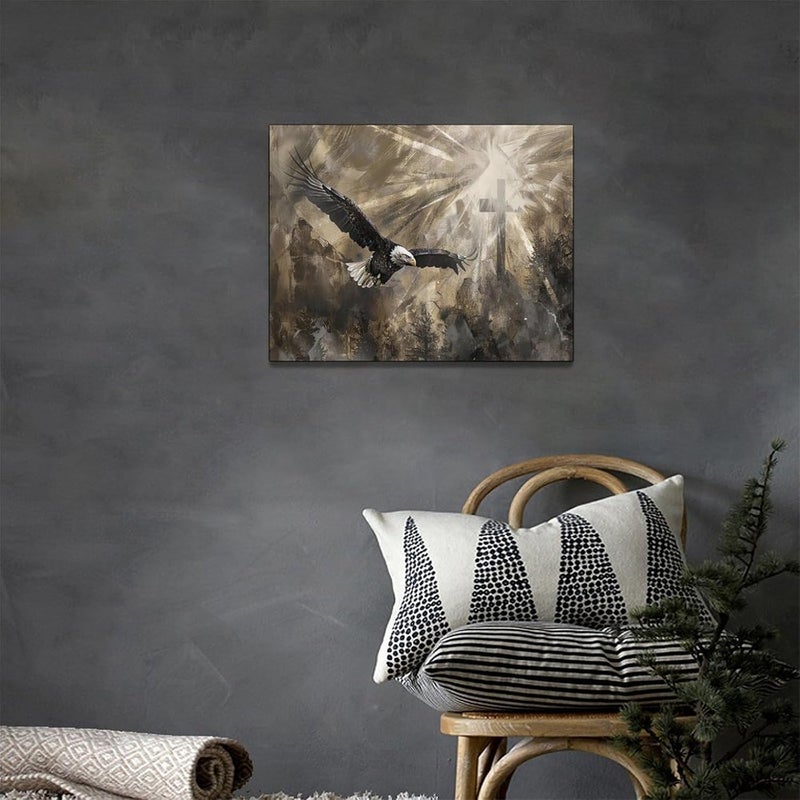 Fuzawet Bald Eagle Canvas Wall Art - Image 2