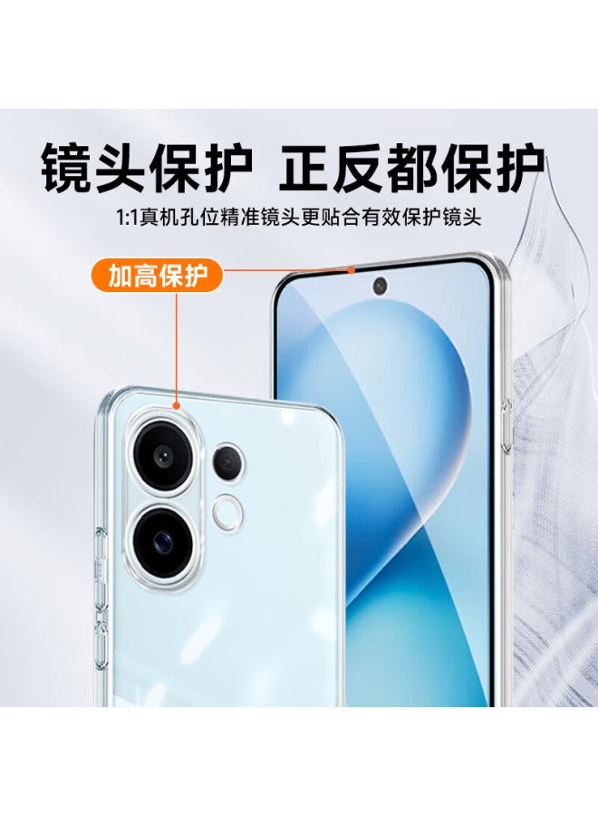 Koolife Transparent Soft Case For Vivo S30, Full Protection Cover With Lens Protection, Simple And Skin-Friendly, Anti-Fingerprint Back Shell - Image 2