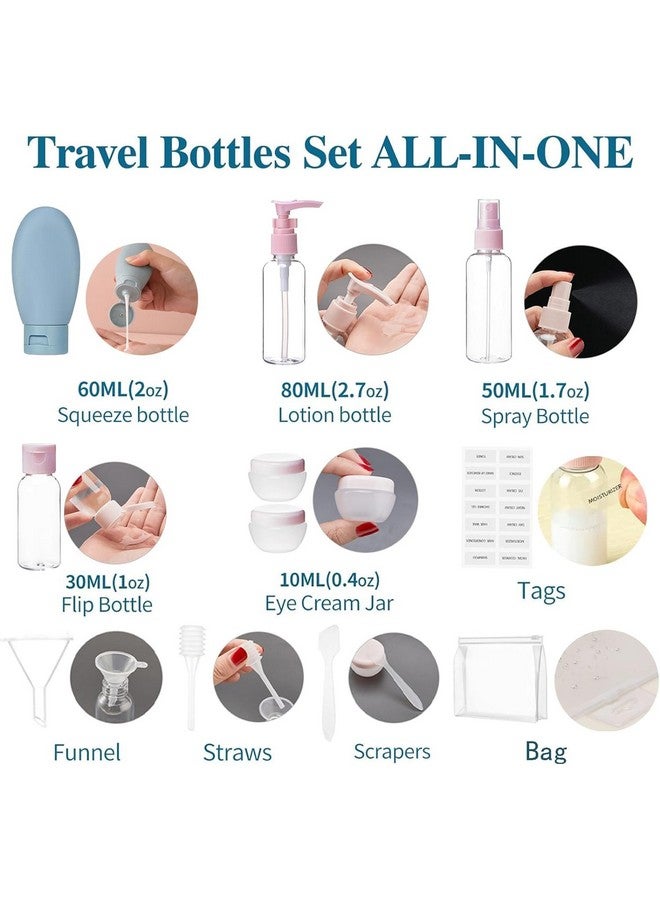 NILKANTH SHOPPERS Travel Bottles Toiletries Leak Proof Refillable Squeezable Liquid Empty Containers (12 Pcs Travel bottle) - Image 3