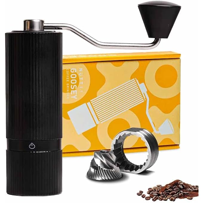 AOOEDDI Nuttii Manual Coffee Grinder Cnc Stainless Steel Conical Burrs Internal Adjustable Settings For Even Grinding Series Handheld Grinder Suitable For Gifts - Image 1