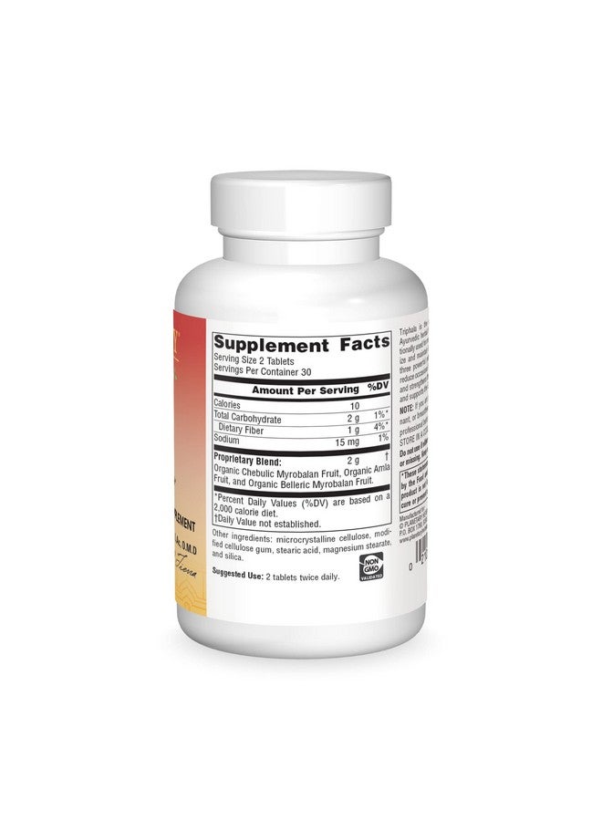 PLANETARY HERBALS Triphala Gold Ayurvedic Herbal Supplement, 1000 Mg, 60 Count - Image 2