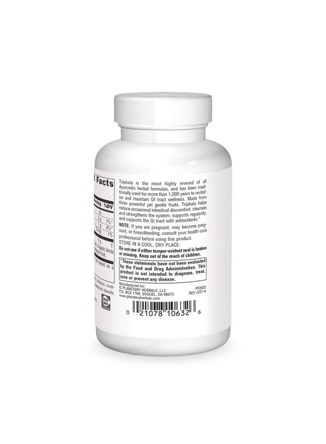 PLANETARY HERBALS Triphala Gold Ayurvedic Herbal Supplement, 1000 Mg, 60 Count - Image 3