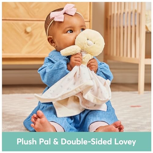GUND Baby Sustainably Soft Duckling Lovey Stuffed Animal Plush Blanket Made from 100 Recycled Materials for Babies and Newborns YellowCream 10 - Image 3