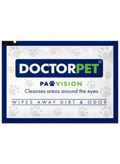 DOCTERPET Doctor Pet PawVision Wipes 15's – 99% Water Content, Fragrance Free, Hypoallergenic, Cleans Areas Around Eyes, Extra Large Wipes for Daily Cleansing  - Image 4