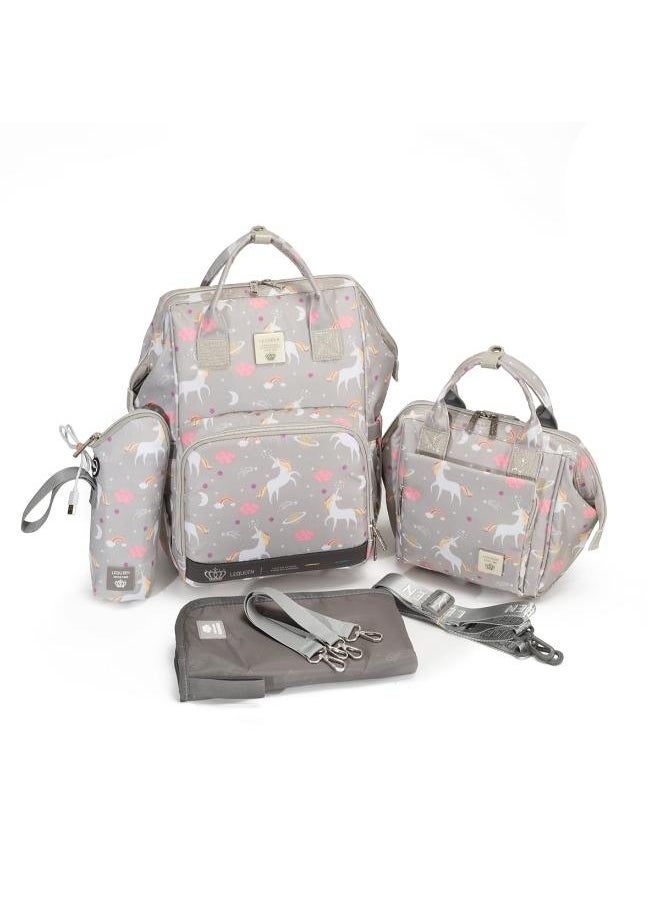 LEQUEEN Unicorns  Diamond 7TH Edition Waterproof Original Diaper Bag 