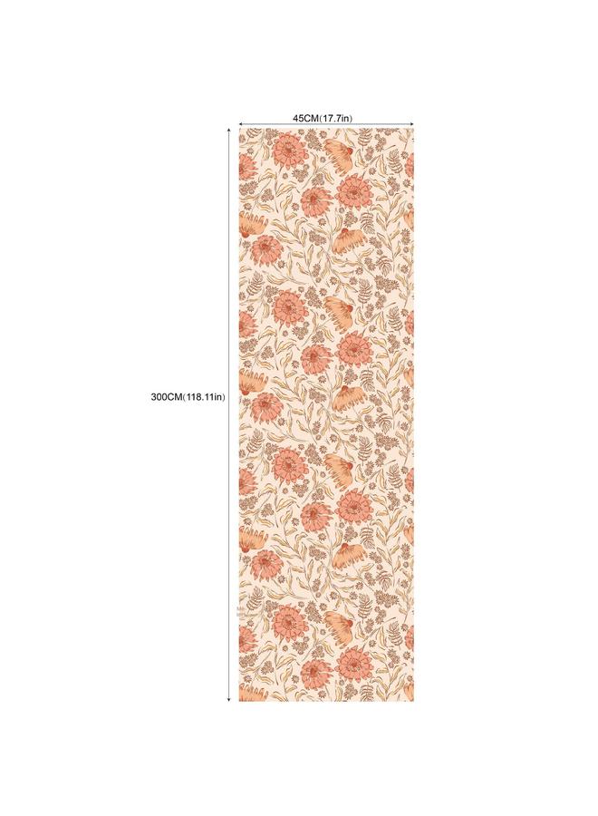 Bluejw Small Fresh Forest Seamless Plant Flower Self-adhesive Wallpaper Background Wall Wallpaper Bedroom Porch Transformation Mural - Image 1