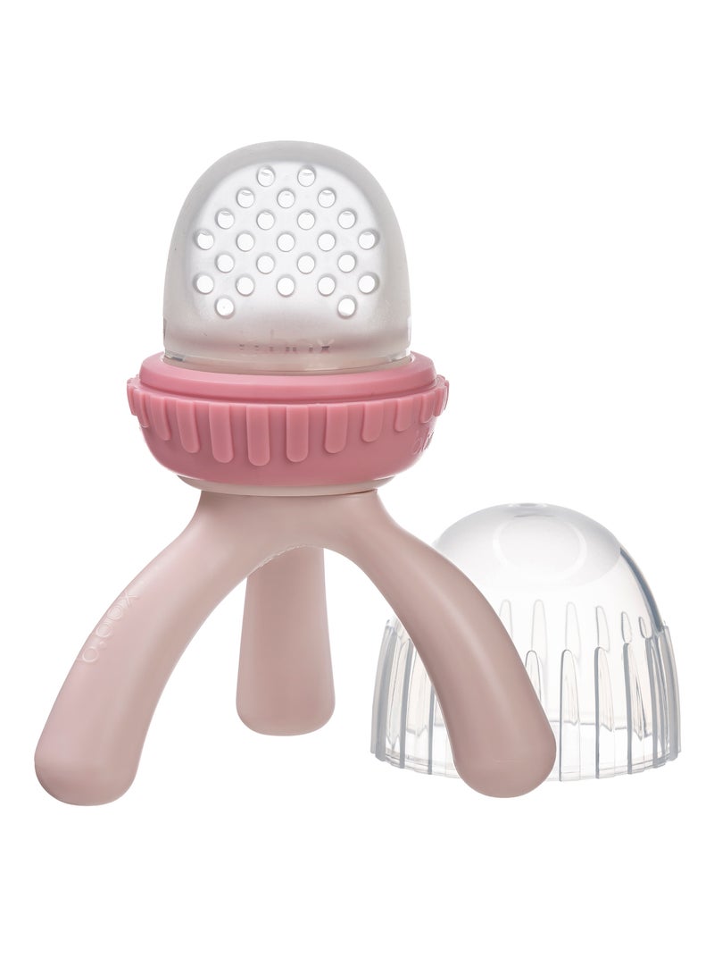 b.box Silicone Fresh Food Feeder, Tripod Design Easy for Baby to Hold, Perfect for Fresh or Fren Foods, Cap Included for On The Go| From 4m+ - Image 1