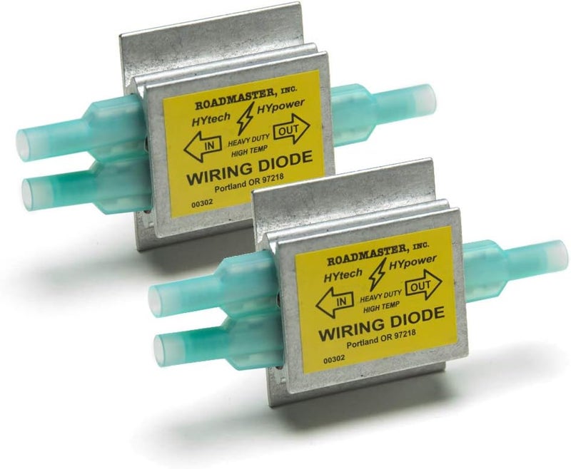Roadmaster 792 Pack of 2 Hy-Power Diodes Compatible with RVs & Flat Towed Vehicles | Prevents Electrical Interference Between Lighting Systems | Provides Reliable Light Signal Operation - Image 1