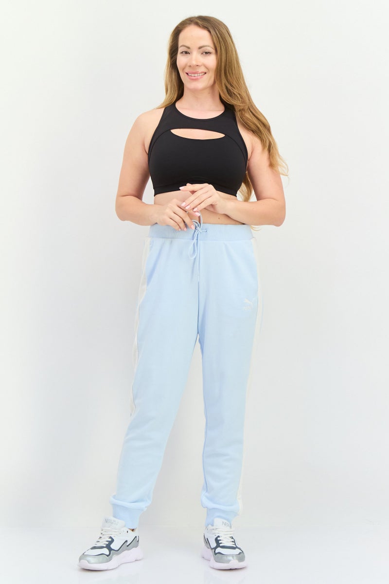 PUMA Women Slim Fit Running Sweatpants, Icy Blue - Image 4