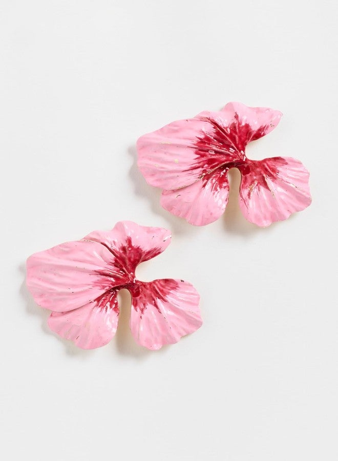 SHASHI Women's Una Una Evening Earrings, Pink, One Size - Image 2