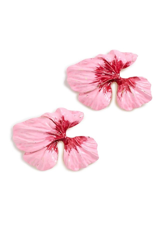 SHASHI Women's Una Una Evening Earrings, Pink, One Size - Image 1