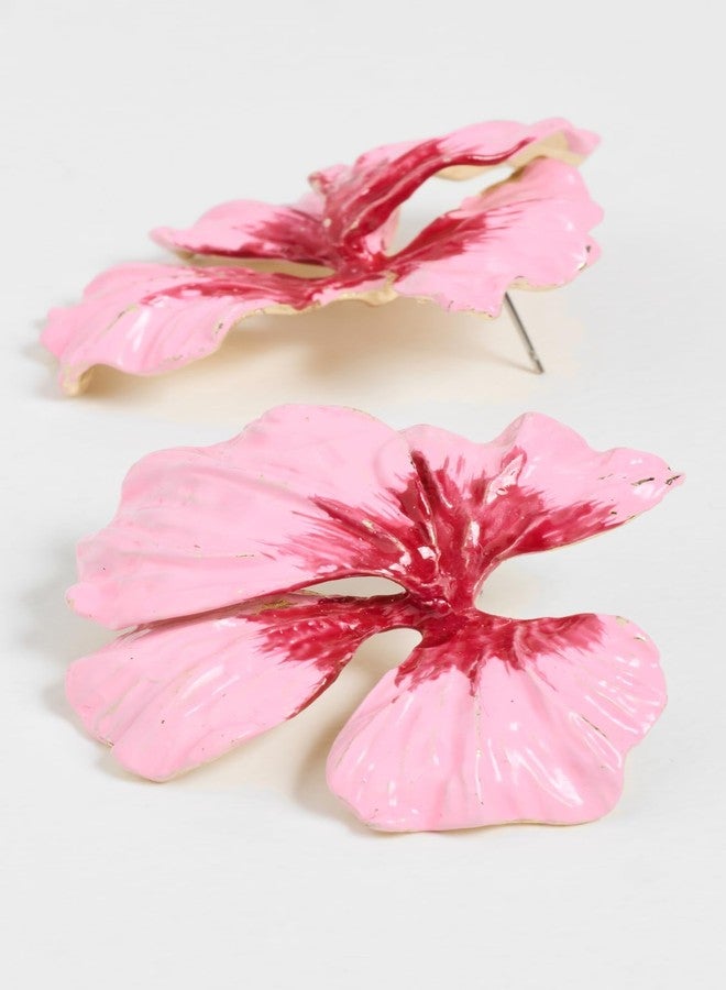 SHASHI Women's Una Una Evening Earrings, Pink, One Size - Image 4