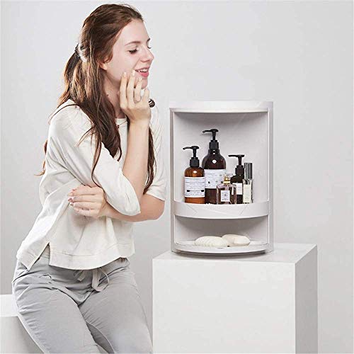 FEELING MALL Corner Shelf,Corner Ladder Shelf for Living Room,Corner Shower Shelf Waterproof for Bathroom Storage,Shower Caddy for Medium Bathroom,Multipurpose Corner Shelving for Small Spaces,White - Image 4