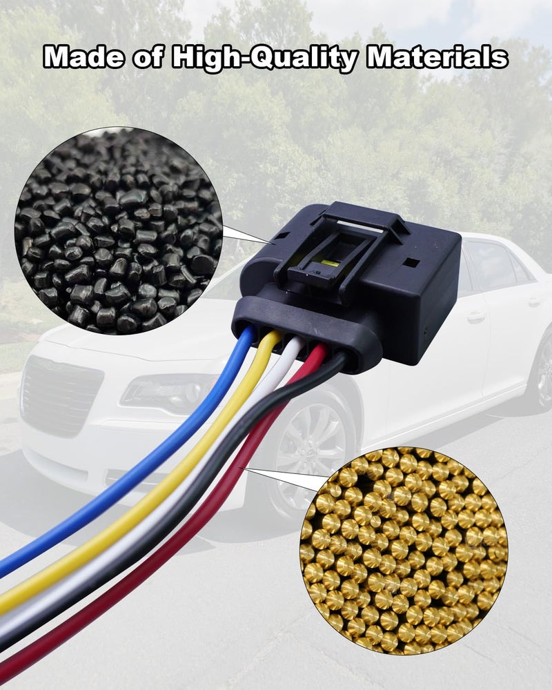 PNYZIK 72182609365 Fuel Pump Connector Wiring Fit for Chrysler 300 Dodge Challenger Charger and Magnum 2005-2023 V6 V8 Engines - Image 2