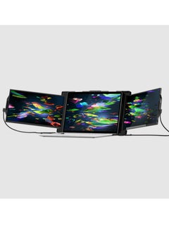 TRIO Mobile Pixels Max Portable Monitor, 14'' Full HD IPS Dual Triple Monitor for laptops, USB C/USB A Portable Screen,Windows/Mac/OS/Android/Switch Compatible (1x Monitor Only)