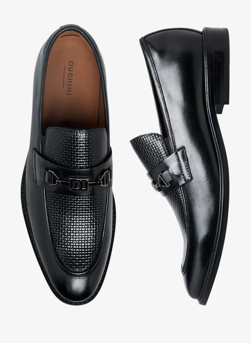 DUCHINI BLACK Men's Slip-On Loafers for Men | Best Price UAE
