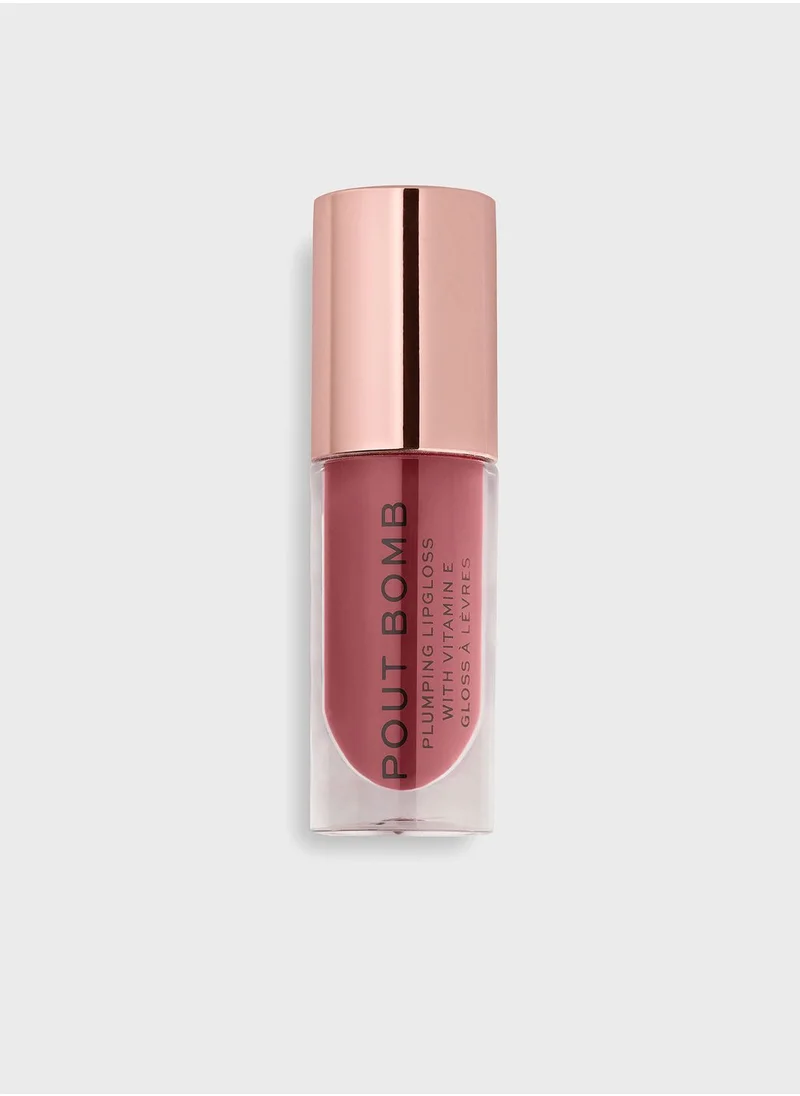 REVOLUTION Revolution Pout Bomb Plumping Gloss Sauce Dusty Pink