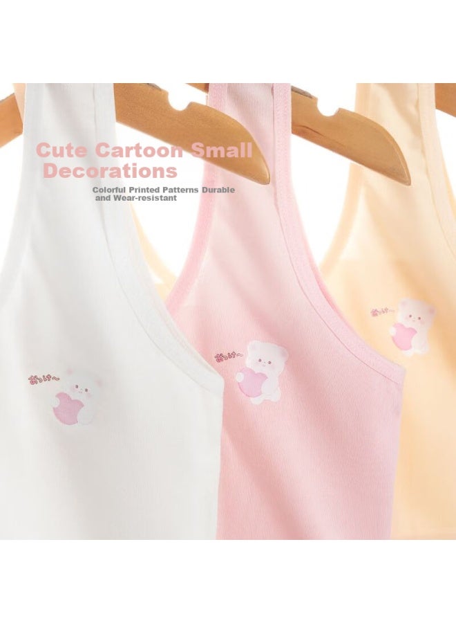 Top melon Dingguagua Girls' Underwear, Children's Underwear For Puberty, Summer Vest For Primary School Students, Bra For 9-12 Year Old Girls, Cotton First Stage Brassiere - Image 2