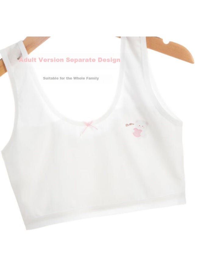 Top melon Dingguagua Girls' Underwear, Children's Underwear For Puberty, Summer Vest For Primary School Students, Bra For 9-12 Year Old Girls, Cotton First Stage Brassiere - Image 5