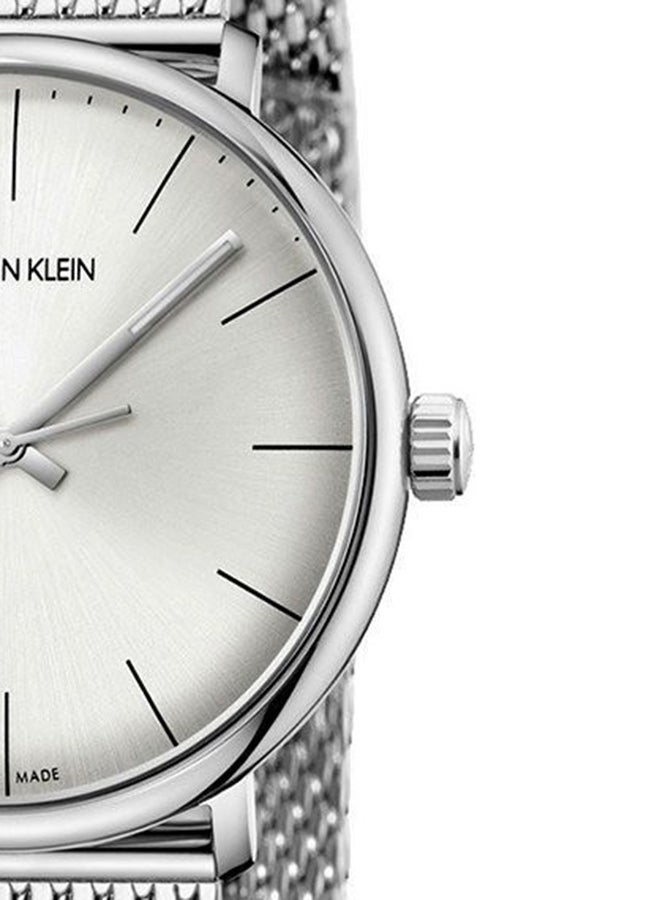 كالفن كلاين ساعة يد بعقارب وسوار من الإستانلس ستيل طراز K8M21126 رجال - Image 5