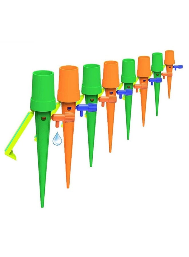 8PCS Plant Self Watering Spikes Plant Watering Devices for Indoor Outdoor Plants Automatic Plant Waterer with Slow Release Control Valve Switch - Image 1