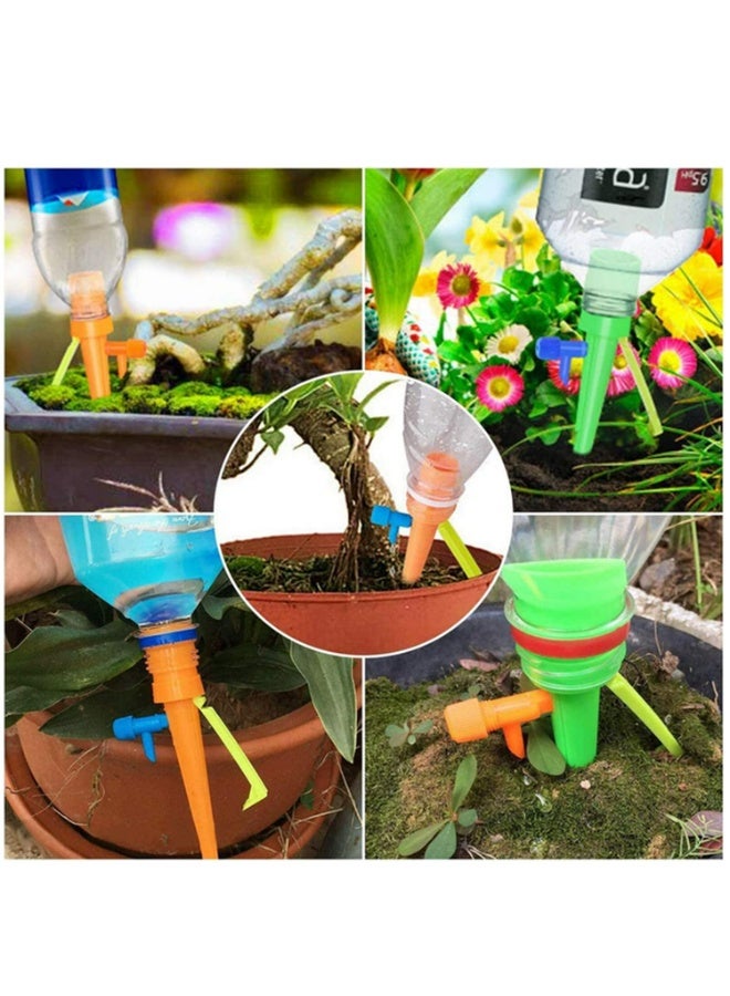 8PCS Plant Self Watering Spikes Plant Watering Devices for Indoor Outdoor Plants Automatic Plant Waterer with Slow Release Control Valve Switch - Image 5