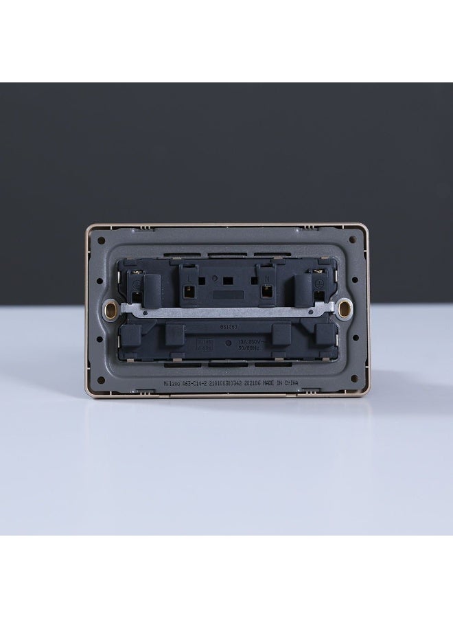 milano Danube Home - Milano 13A Twin Socket With Switch & Led Indicator - Image 5