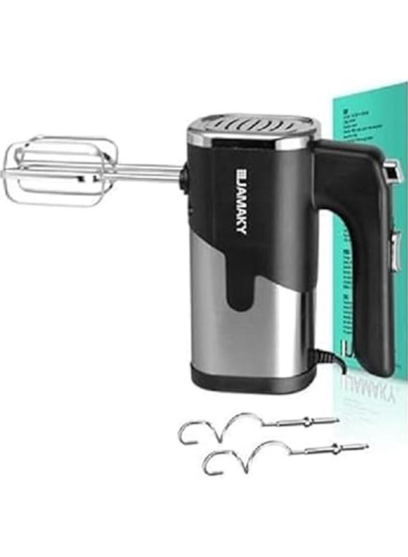 Jamaki Electric Egg Beater 600 Watt Stainless Steel 5 Speeds 1 Year Warranty - JMK6009  - Image 1