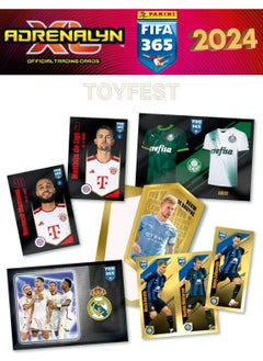 Toyfest Panini Fifa 365 2024 Football Player Stickers Cards - 24 Packs ( 120 Stickers )  - Image 4