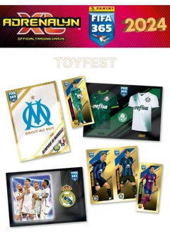 Toyfest Panini Fifa 365 2024 Football Player Stickers Cards - 24 Packs ( 120 Stickers )  - Image 3