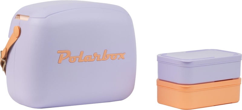 Polarbox Lunch Box 6 L Purple Pop Details Orange - Image 3