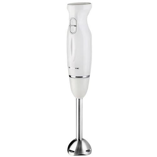 OVENTE Immersion Hand Blender, 300W Electric Handheld Portable Stick Mixer with 2 Mixing Speed and Stainless Steel Blades for Effortless Blending Smoothies, Shakes, Puree or Baby Food, White HS560W - Image 1
