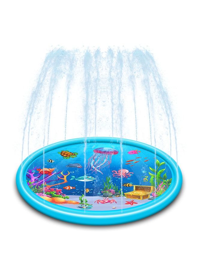 JSAITOYS Kiddie Pool 170cm Outdoor Water Mat Toys Inflatable Splash Sprinkler Pad for Kids - Image 3