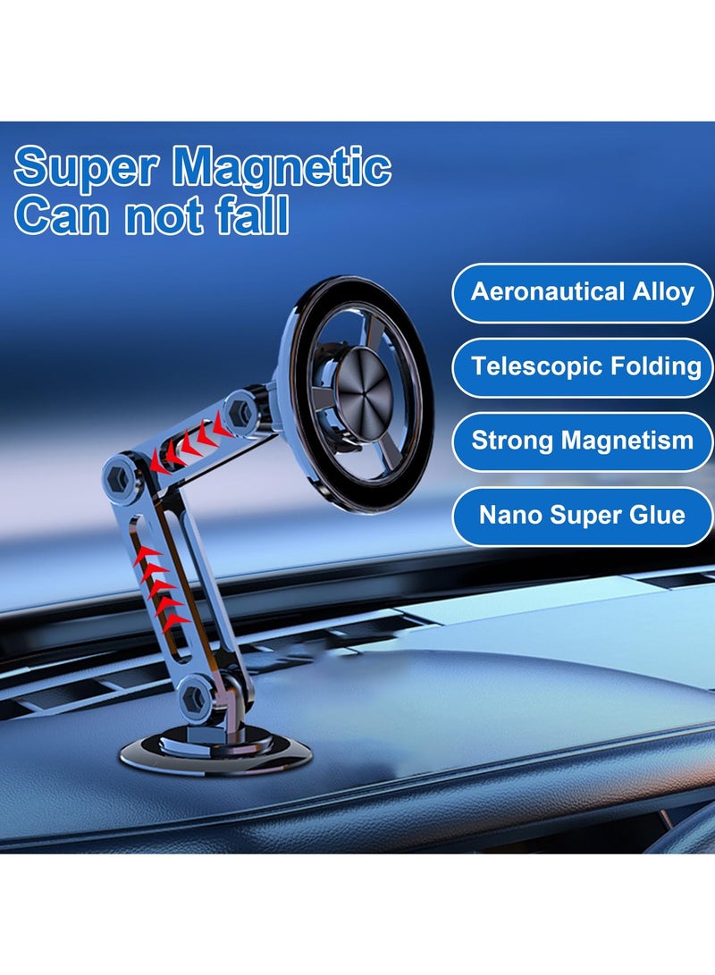 Car Phone Holder, Magnetic Phone Holder for Car 360° Adjustable Cell Phone Mount Magnetic Suction Car Phone Holder Universal Metal Car Phone Holder for All Mobile Phones - Image 5