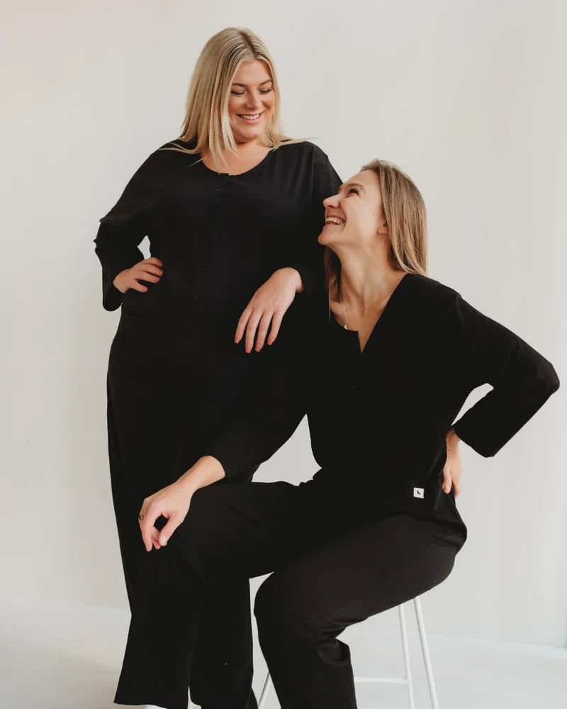 ترتلدوف لندن Mila Black Long Sleeve Jumpsuit