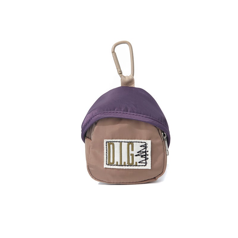 Boys And Girls Cute Macarons School Bag Coin Purse Earphone Bag Red Envelope Certificate Bag Hanging Buckle School Bag Pendant - Image 1
