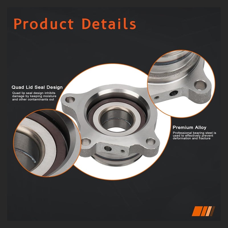 DRIVESTAR 512228+512227 Rear Wheel Hub & Bearing Set for Lexus and Toyota Vehicles - Image 4