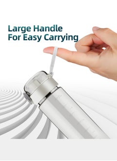 SHOTAY SHOTAY 580 ML Kids & Adults Water Bottles Reusable Leak Proof BPA-Free with Lockable & Fast Flow, One Click Open. For Children School, Office, Gym, Outdoor and Sports White.  - Image 5